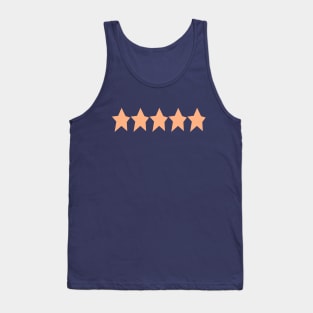 Peach Fuzz Five Star Pantone Color of the Year 2024 Tank Top